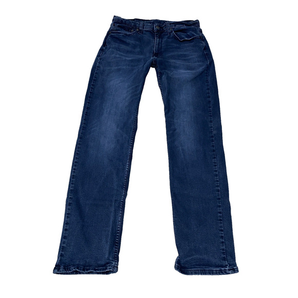 Levis Premium Men Classic Straight Jeans Blue 5 Pocket Medium Wash Denim 34 x 34 - Picture 1 of 9